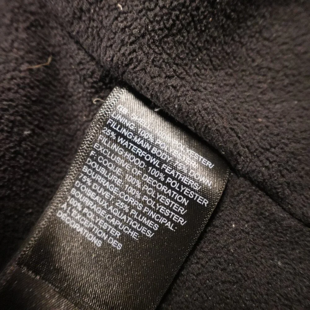 The North Face Roxborough Luxe Hooded Jacket Men’s‎ Small Burgundy Black Puffer